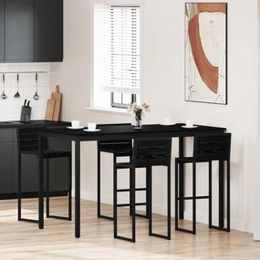 vidaXL Υποστηρικτικό Τραπεζάκι Μπαρ Επεξεργασμένο ξύλο Ορθογώνιος