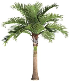 Τεχνητό Δέντρο Coconut Palm Tree 20169 Φ380x400cm Brown-Green Πλαστικό, Ύφασμα