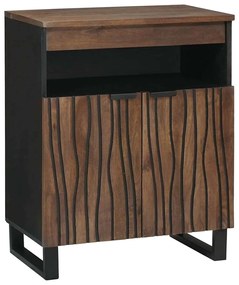 vidaXL Πλαϊνό Γραφείο Καφέ 60 x 33 x 75 cm Μασίφ ξύλο μάνγκο