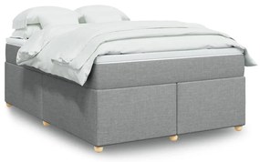 ΚΡΕΒΑΤΙ BOXSPRING ΜΕ ΣΤΡΩΜΑ ΑΝΟΙΧΤΟ ΓΚΡΙ 140X190 ΕΚ. ΥΦΑΣΜΑΤΙΝΟ 3285373