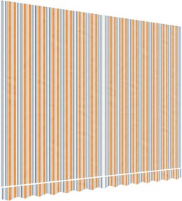 vidaXL Τεντόπανο Ανταλλακτικό Ριγέ Πολύχρωμο 3,5x2,5 μ.