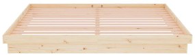 vidaXL Σκελετός Κρεβατιού Χωρίς Στρώμα 200x200 εκ Μασίφ Ξύλο