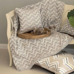 Ριχτάρι Pinovo Beige-Sand Aslanis Home Διθέσιο 180x250cm Βαμβάκι-Πολυέστερ