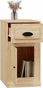 vidaXL Ντουλάπι με Συρτάρι Sonoma Δρυς 40x50x75 εκ. Επεξεργασμένο Ξύλο