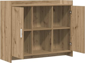 vidaXL Πλαϊνό γραφείο Artisan Oak 98,5 x 33 x 80 εκ Επεξεργασμένο Ξύλο