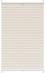 vidaXL Πλισέ ρόλερ σκίασης 70x125cm Κρεμ