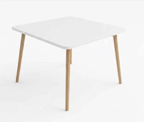 Τραπεζάκι Σαλονιού Λευκό LOPRO 60x60x47