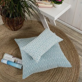 Μαξιλαροθήκη Διακοσμητική Giardino 05 Blue Teoran 65Χ65 Cotton-Polyester