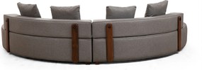 Corner Sofa Gondol-2 (CHL-SOL-CHL-SAĞ) - Grey Grey