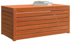 vidaXL Κουτί αποθήκευσης κήπου Καφέ κεριού 101 x 50.5 x 46.5 cm