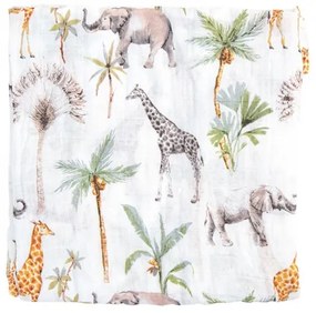 Μουσελίνα από Bamboo Bimbidreams 120x120cm Africa