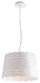 Φωτιστικό Οροφής Cluny I-CLUNY-S40 White Metal