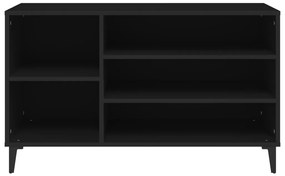 vidaXL Παπουτσοθήκη Μαύρο 102x36x60 εκ. από Επεξεργασμένο Ξύλο