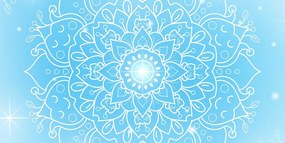 Εικόνα μπλε λουλούδι Μάνταλα - 120x60