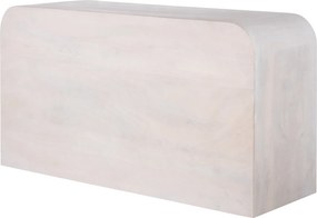 ΜΠΟΥΦΕΣ HANDYR HM9705 ΜΑΣΙΦ ΞΥΛΟ MANGO ΣΕ ΛΕΥΚΟ ΧΡΩΜΑ 165x35x75Yεκ.