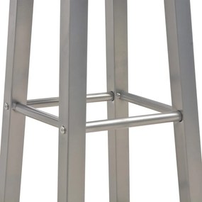 vidaXL Σκαμπό Μπαρ 2 τεμ. Ανθρακί από MDF