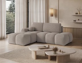 Γωνιακός Καναπές Vitalo-Μπεζ-Αριστερή