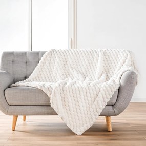 Κουβέρτα Fleece Υπέρδιπλη (220x240) L-C Frosty Natural 1613100