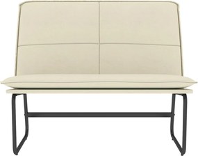 vidaXL Πάγκος Κρεμ 100 x 75 x 76 εκ. από Συνθετικό Δέρμα