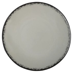 Πιάτο Ρηχό Πορσελάνινο Pearl Grey 21cm - Estia