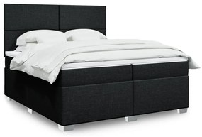 ΚΡΕΒΑΤΙ BOXSPRING ΜΕ ΣΤΡΩΜΑ ΜΑΥΡΟ 200X200 ΕΚ. ΥΦΑΣΜΑΤΙΝΟ 3292890