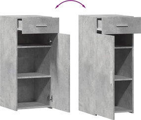 vidaXL Ντουλάπι Γκρι Σκυροδέματος 40x42,5x93 εκ. Επεξεργασμένο Ξύλο