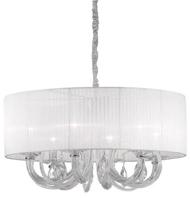 Φωτιστικό Κρεμαστό Ideal Lux Swan SP6 035826 Λευκό