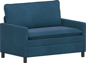 vidaXL Σετ Καναπέ 2 pcs Μπλε Βελούδο
