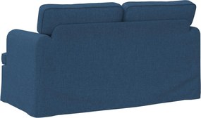 vidaXL Καναπές Μπλε 144 x 80 x 85 εκ ύφασμα