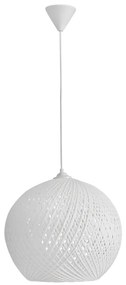 Φωτιστικό Οροφής Μονόφωτο Heronia Silk 31-1142 Rope White