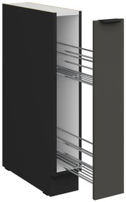 Επιδαπέδιο ντουλάπι με καλάθι Arianna 15 D CARGO BB-Γκρι