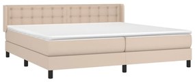 ΚΡΕΒΑΤΙ BOXSPRING ΜΕ ΣΤΡΩΜΑ ΚΑΠΟΥΤΣΙΝΟ 200X200ΕΚ.ΑΠΟ ΣΥΝΘ.ΔΕΡΜΑ 3130804