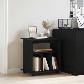 vidaXL Κινητό Ντουλάπι Μαύρη δρυς 60 x 45 x 55 εκ. Επεξεργασμένο ξύλο