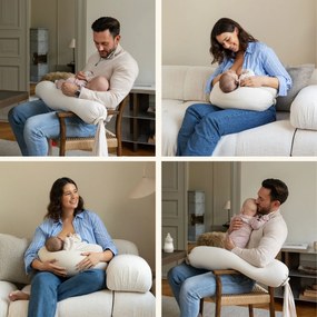 Μαξιλάρι Θηλασμού bbhugme, Soft White