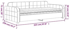 ΚΑΝΑΠΕ ΚΡΕΒΑΤΙ ΜΕ ΣΤΡΩΜΑ ΡΟΖ 100 X 200 ΕΚ. ΒΕΛΟΥΔΙΝΟΣ 3196915