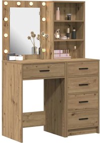 vidaXL Τραπέζι περιποίησης 2 pcs Καφέ 50 x 41 x 135 εκ
