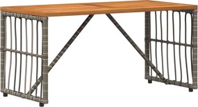 vidaXL Εξωτερικό Τραπέζι Γκρι 80 x 40 x 40 cm