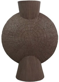 Βάζο Bodil 029649 32x16x44cm Brown Πολυρεσίνη