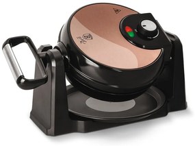 Berlinger Haus BH-9451 Ηλεκτρική Βαφλιέρα περιστρεφόμενη 1000W Metallic Line Rose Gold Collection