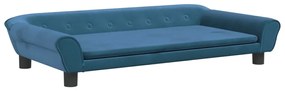 Κρεβάτι Σκύλου Μπλε 100 x 50 x 21 εκ. Βελούδινο - Μπλε