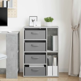 vidaXL Πλαϊνό γραφείο Γκρι Σκυροδέματος 60 x 33,5 x 84 εκ