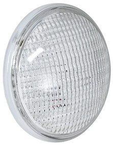 GloboStar® POOLANO 61535 Λάμπα LED Σποτ Πισίνας GX16D PAR56 25W 1875lm 120° AC/DC 12V Αδιάβροχο IP68 IK06 Tempered Glass Φ18 x Υ10cm Θερμό Λευκό 2700K - Bridgelux Chip - 3 Years Warranty