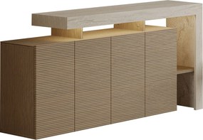 Κονσόλα Τραβερτίνη / Θερμό Δρυς CEFLULU 170x35x80