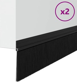 vidaXL Αυτοκόλλητες σφραγίδες πόρτας 2 τμχ. 100 cm Αλουμινένιο Κράμα