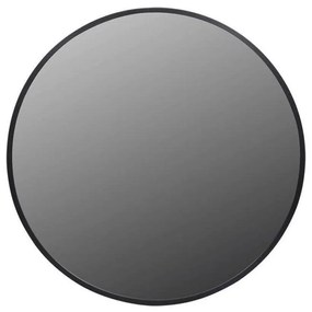 Καθρέπτης Τοίχου Στρογγυλός 373-123-778 40x3cm Black Aluminium, Glass