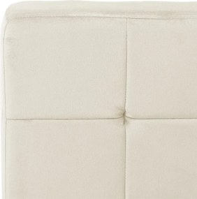 vidaXL Καρέκλα Χαλάρωσης 65 x 79 x 87 Κρεμ Λευκή Βελούδινη