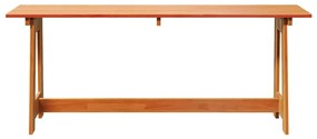 vidaXL Εξωτερικός πάγκος Καφέ 119 x 35 x 47 εκ. Μασίφ ξύλο πεύκου