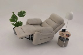 Recliner Comfort Electric - Cream Cream
