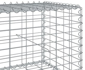 vidaXL Συρματοκιβώτιο με Κάλυμμα 1000x100x50εκ από Γαλβανισμένο Χάλυβα