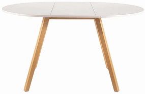 OPERA TABLE WHITE MAT / BEECH FI 102 (102-142) DIOMMI OPERABMBUFI102